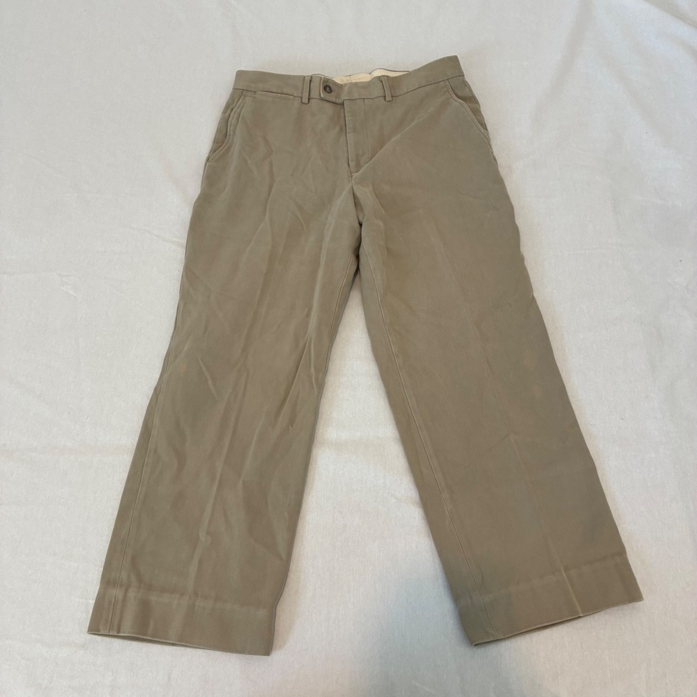 VTG J.Crew Chino Pants Mens 34x30 Khaki Straight Leg Casual Trousers